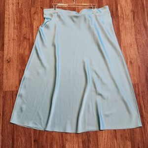 J Crew Blue Slip Skirt